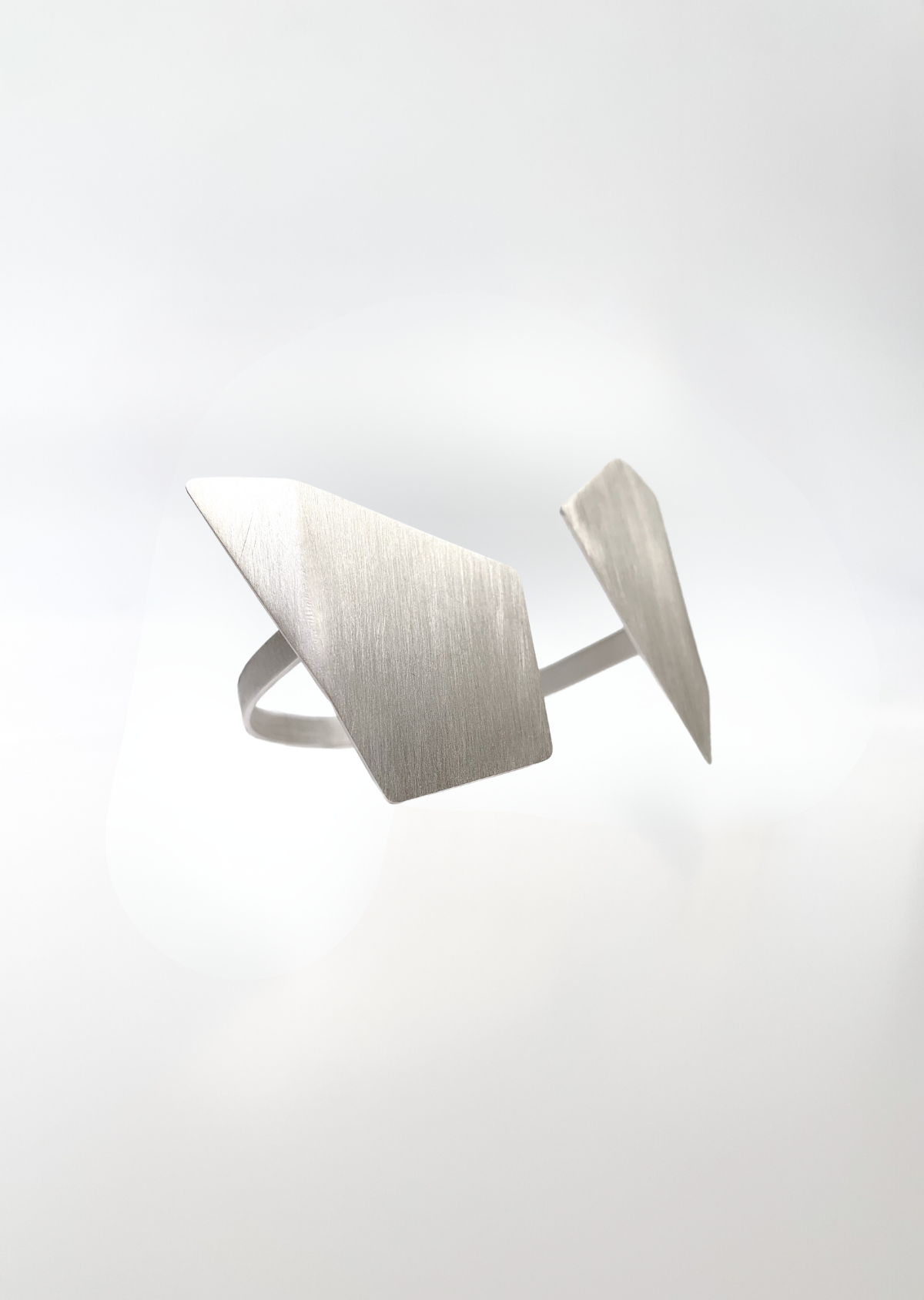 Bracelete Vértice Duplo Prata