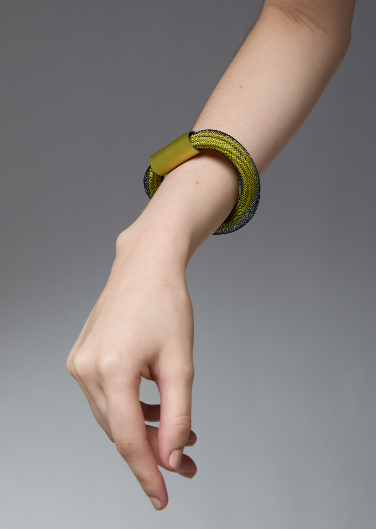 Pulseira Urbana Amarela-Neon e Grafite