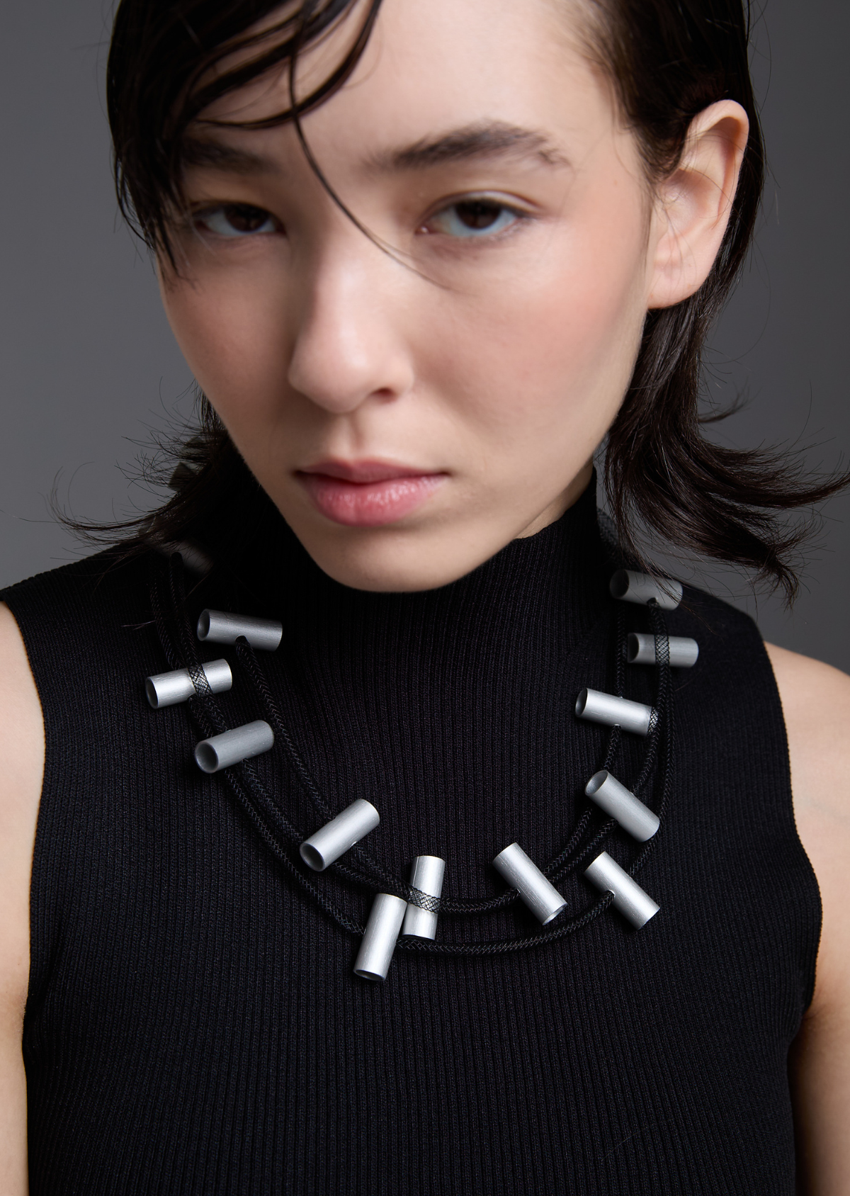 Colar Tubinhos Prata