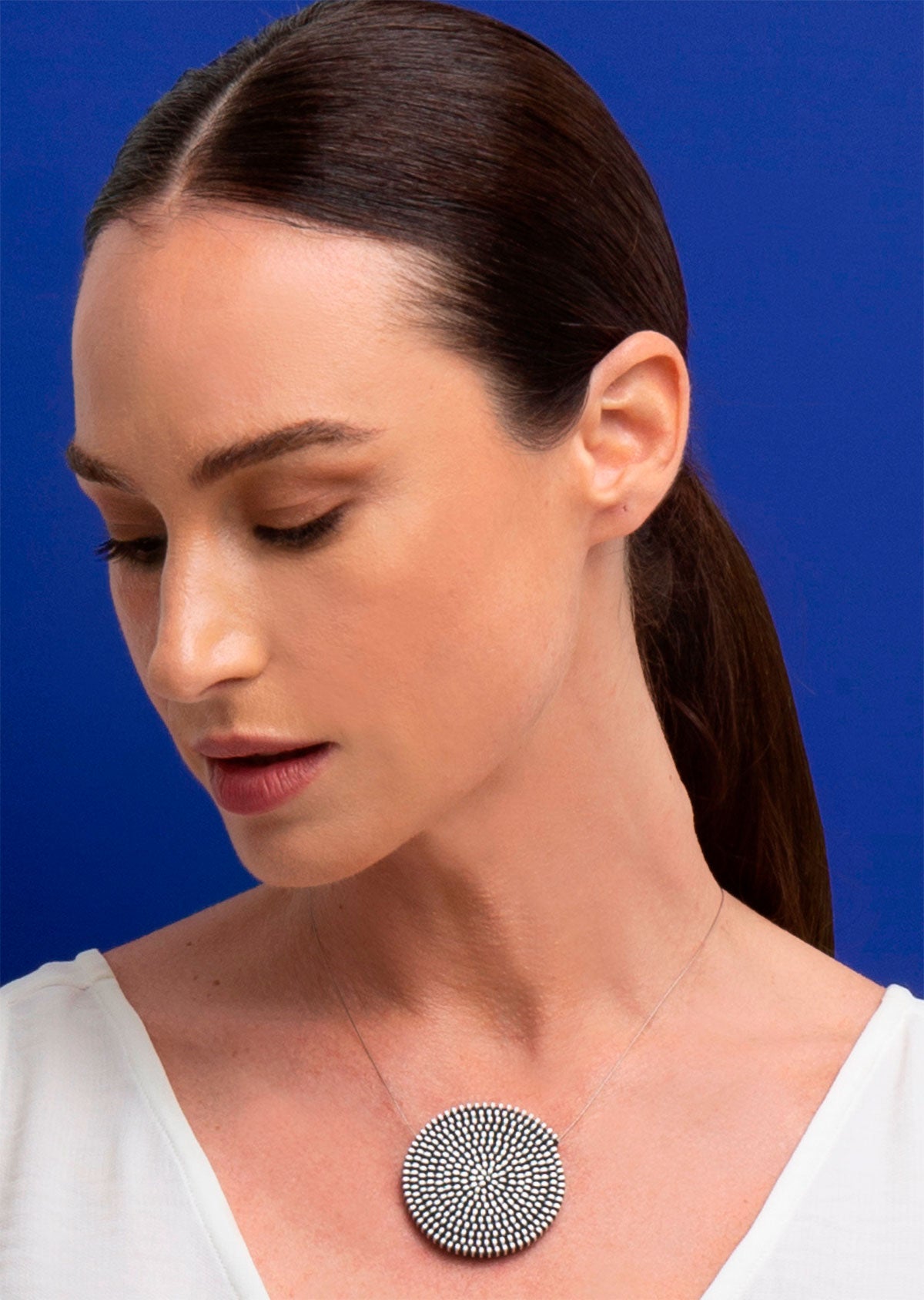 Gargantilha Ponto Prata