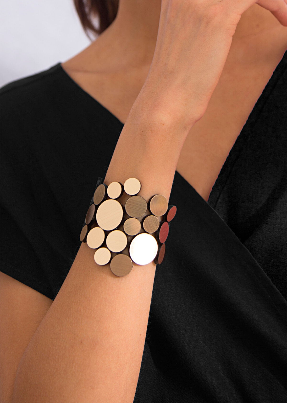 Pulseira Abstração Ouro