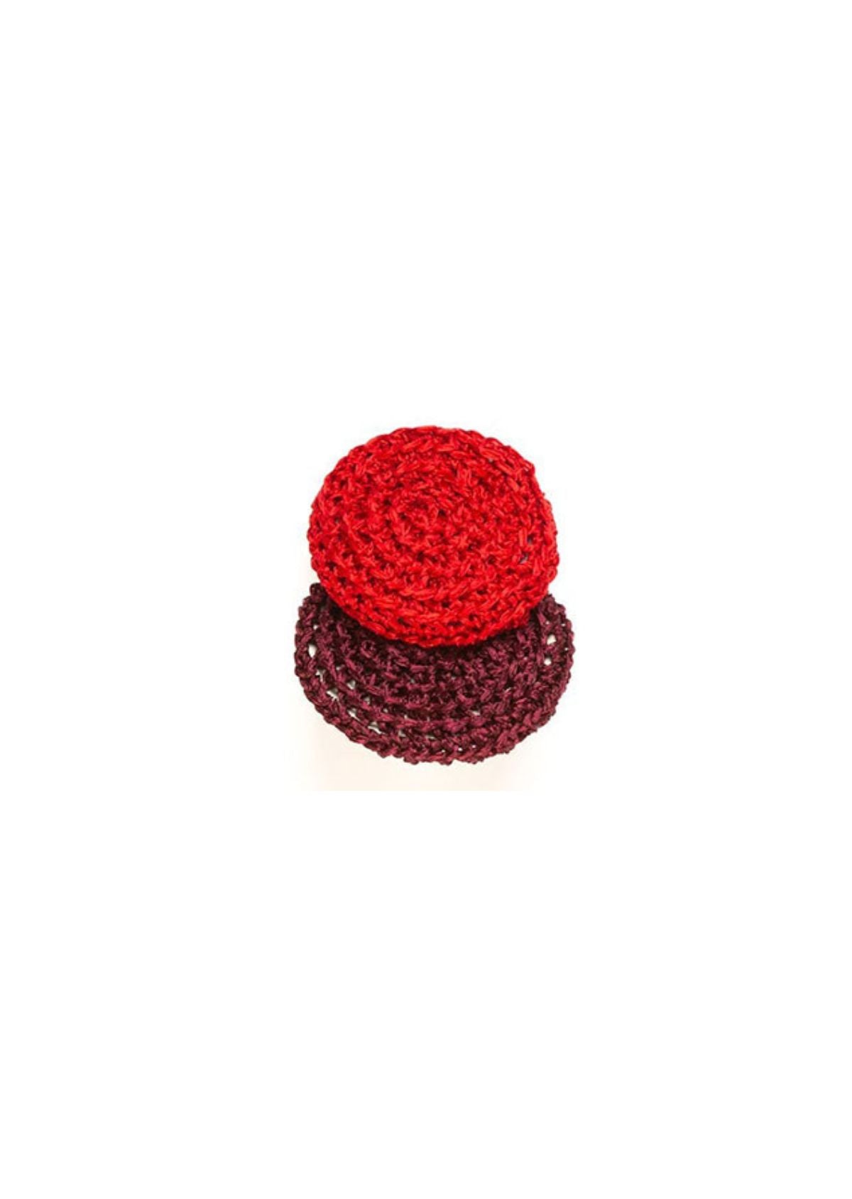 Anel Cetim Vermelho e Bordô