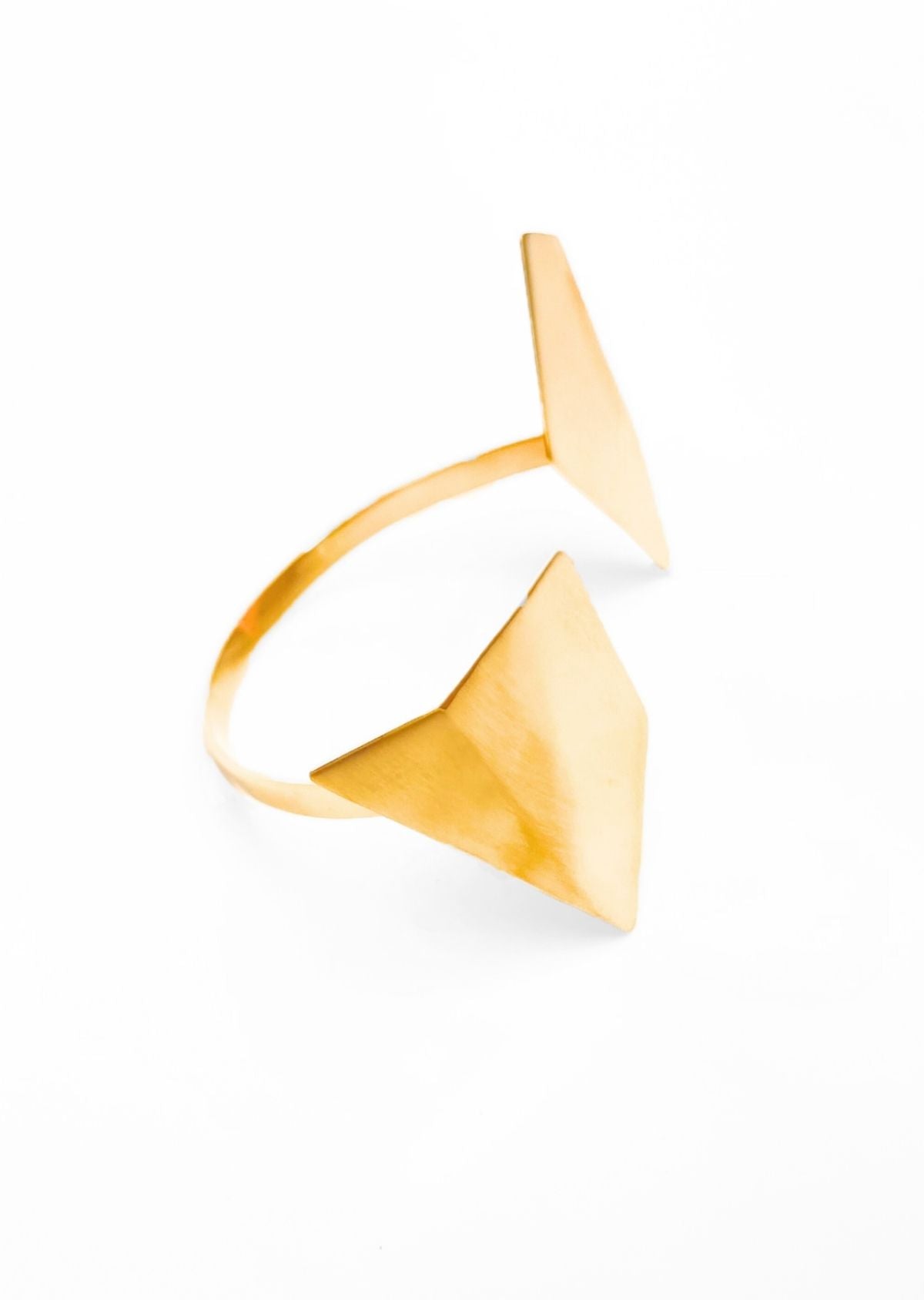 Bracelete Vértice Duplo Ouro