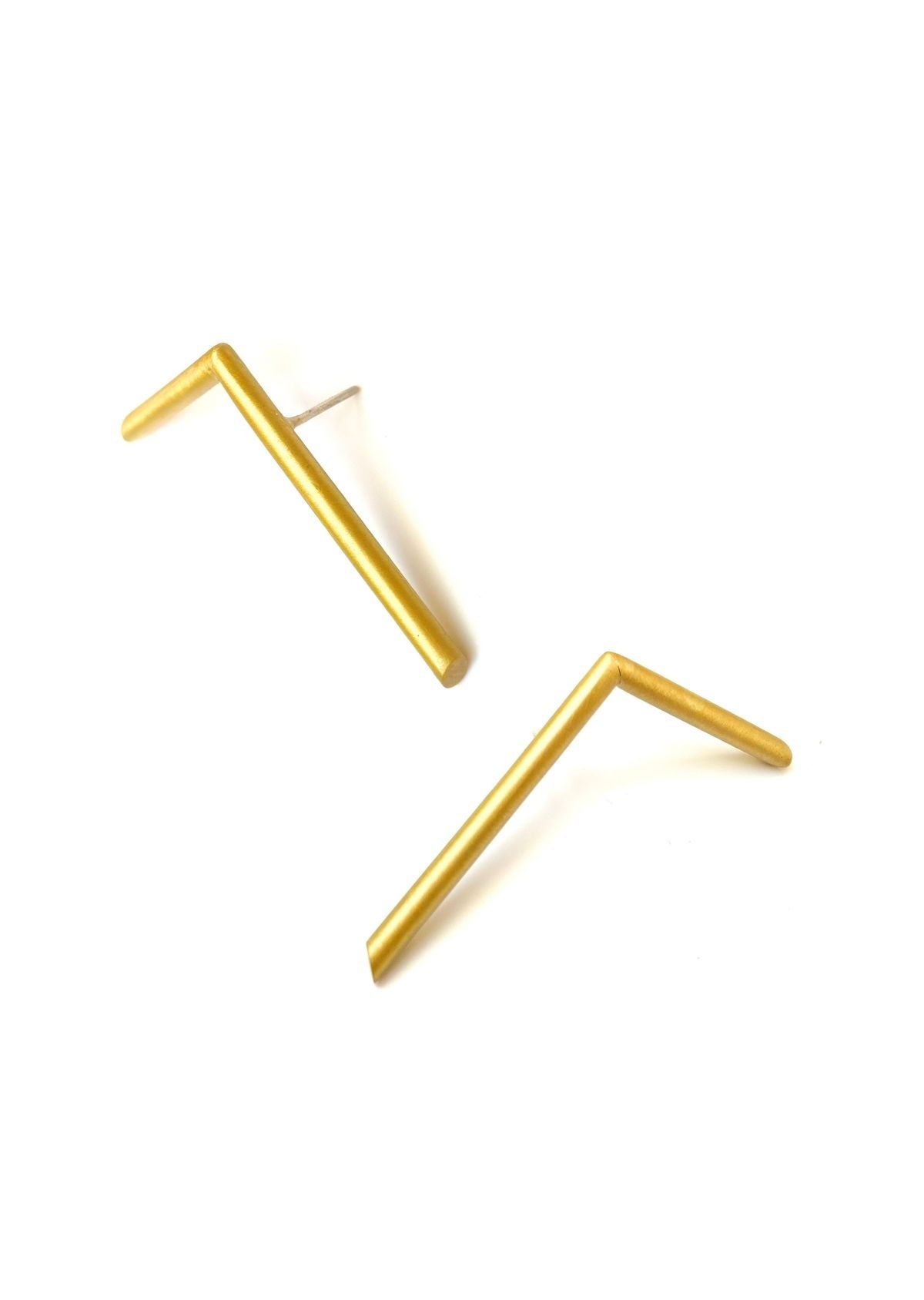 Brinco Sombra e Corte L Dourado Fosco