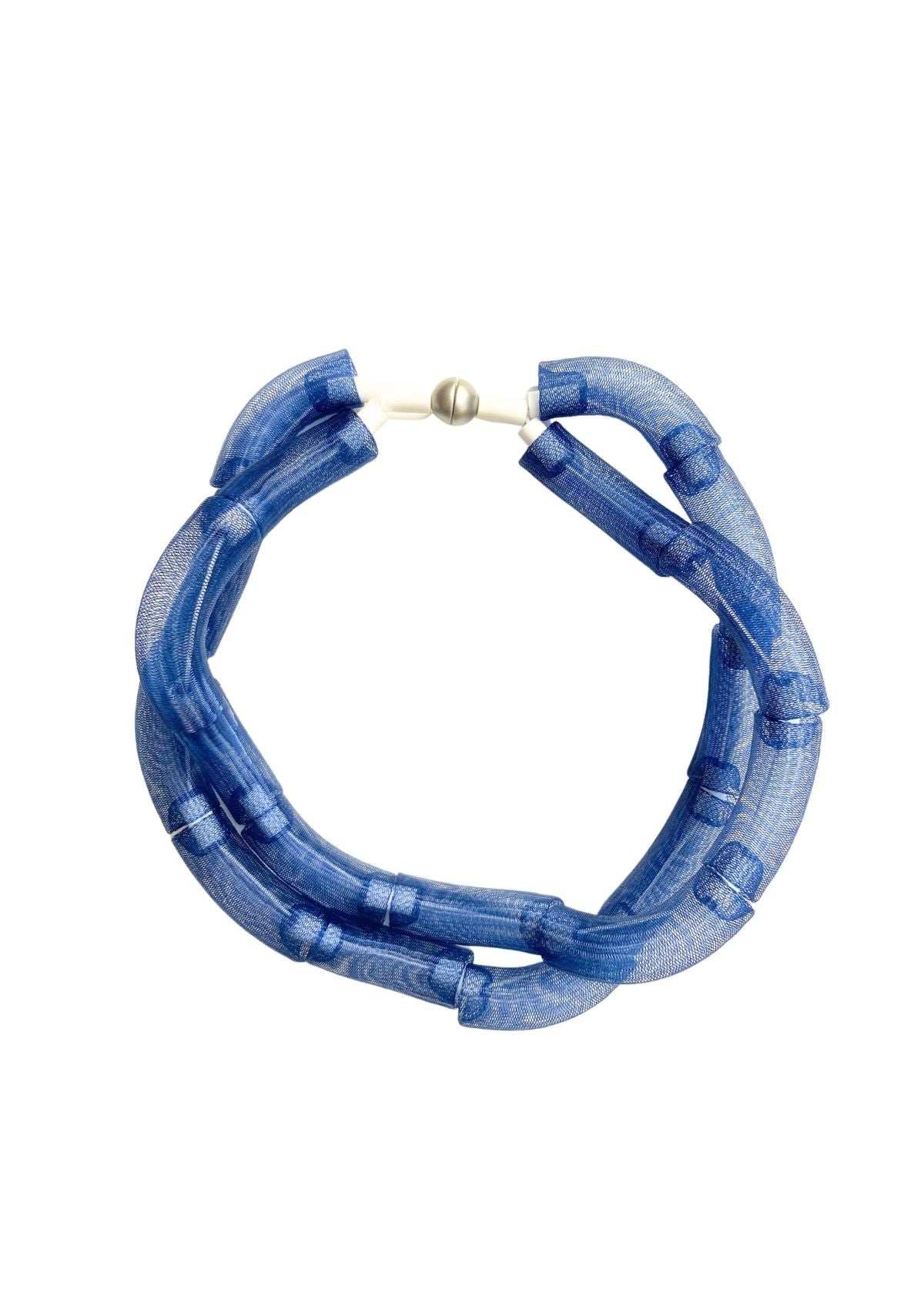 Colar Bússola Azul