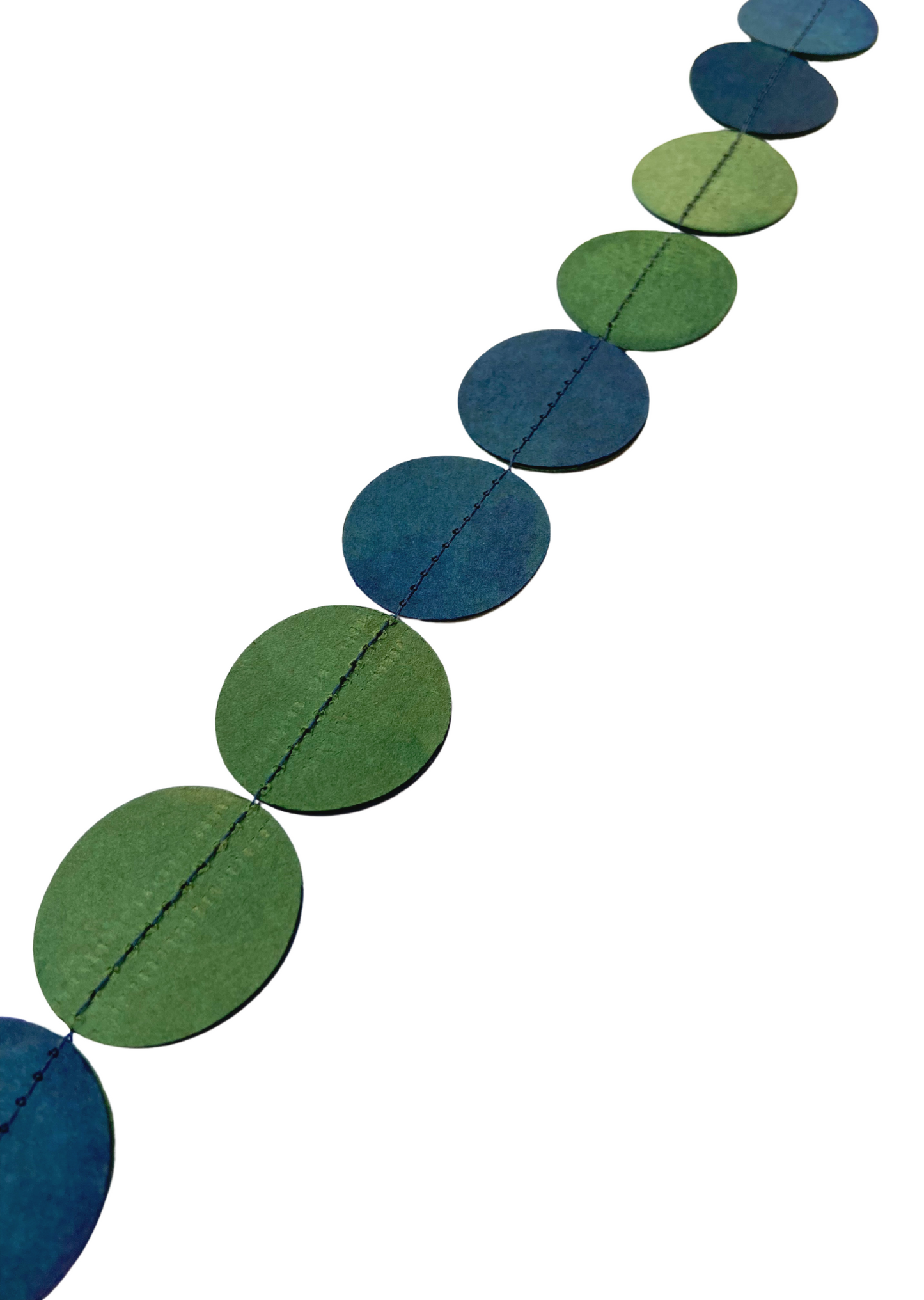 Colar Solares Verde e Azul