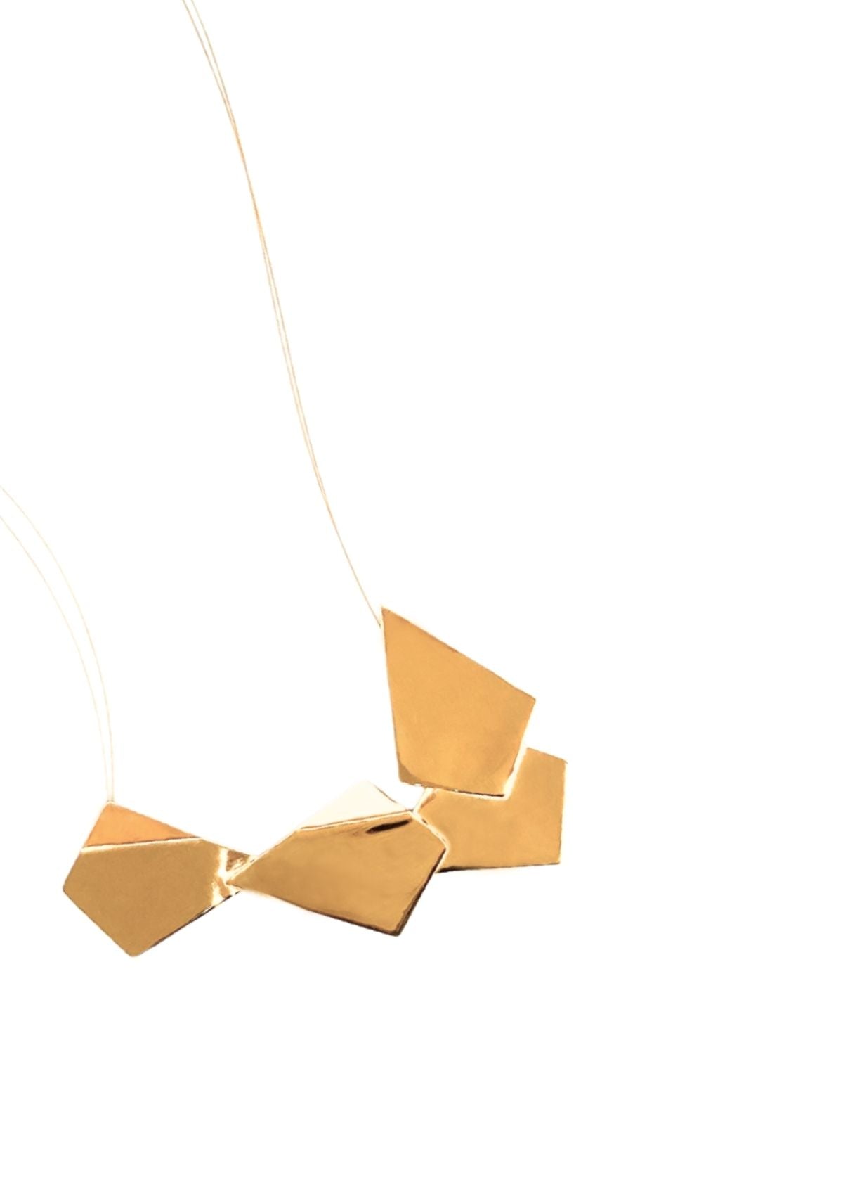 Colar Vértice Fragmento Ouro