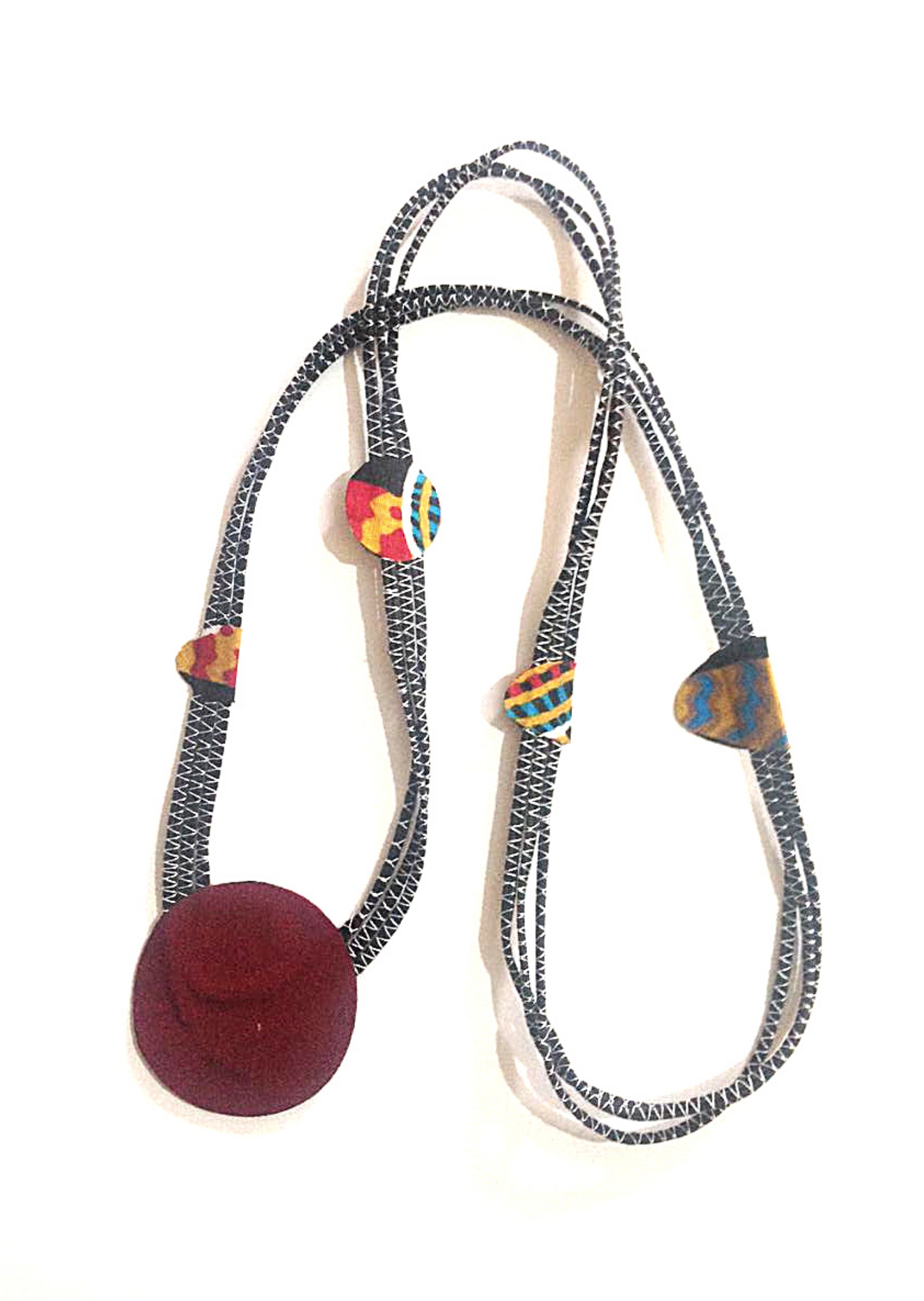 Colar Quênia dupla-face Cores