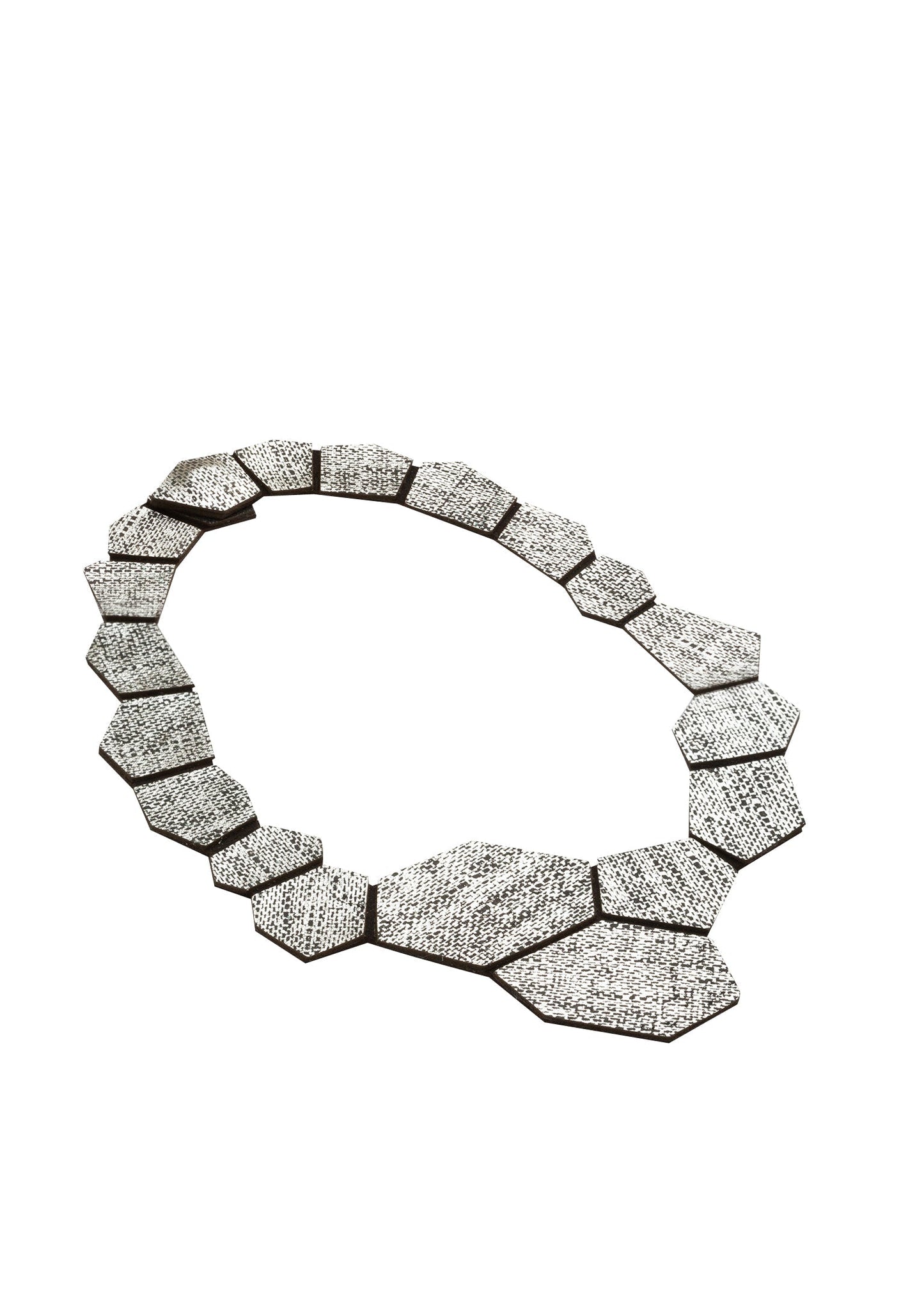 Colar Greta Largo Polígonos - TOM