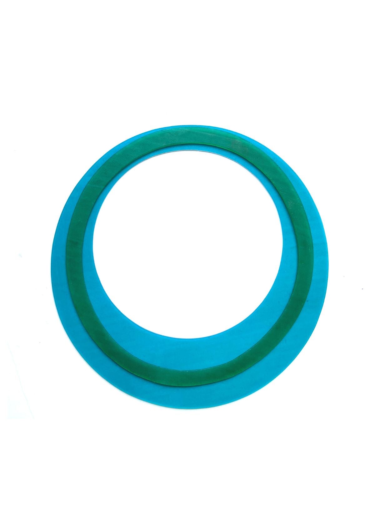 Colar Saturno Azul e Verde