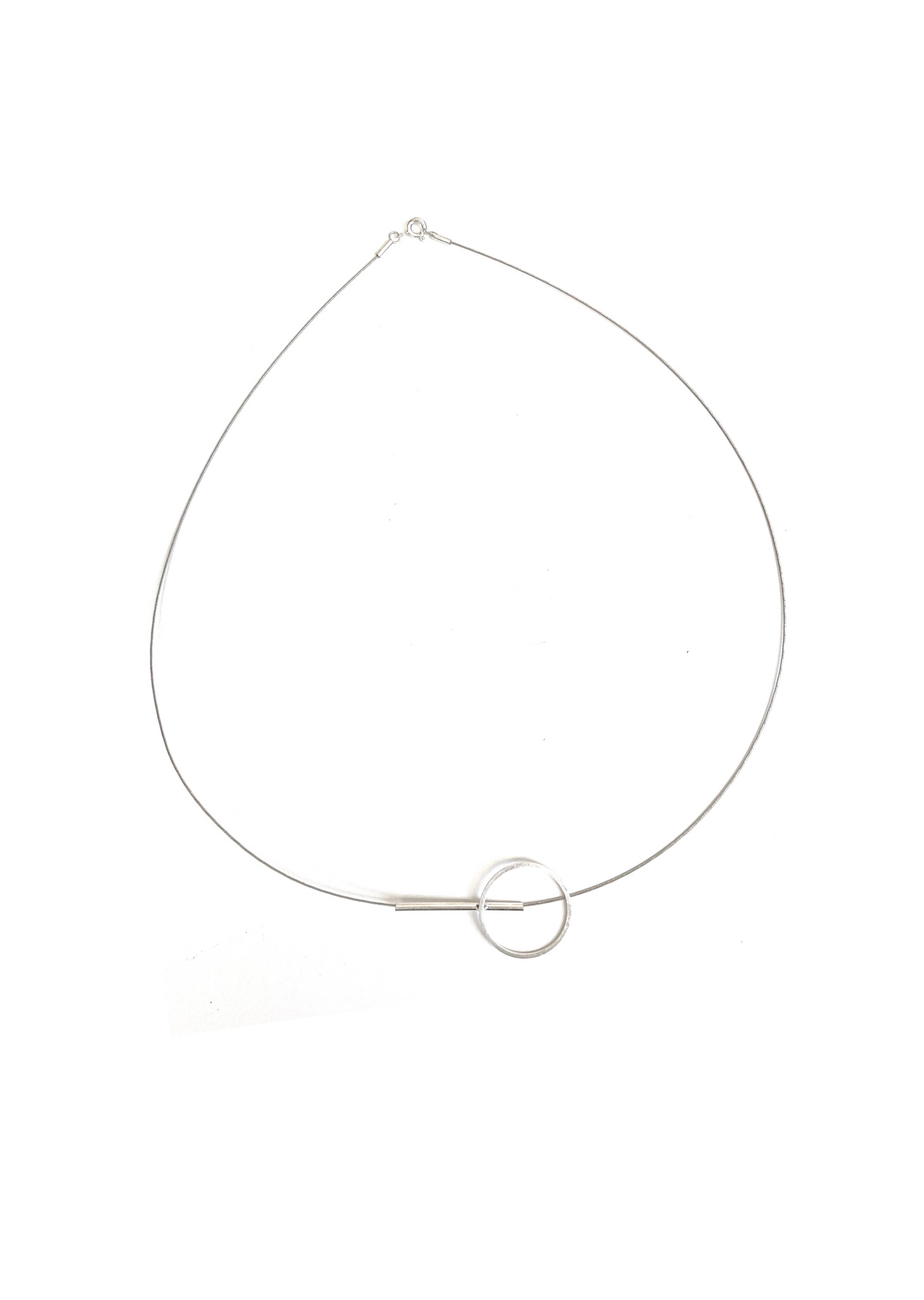 Gargantilha Aro Fio Prata