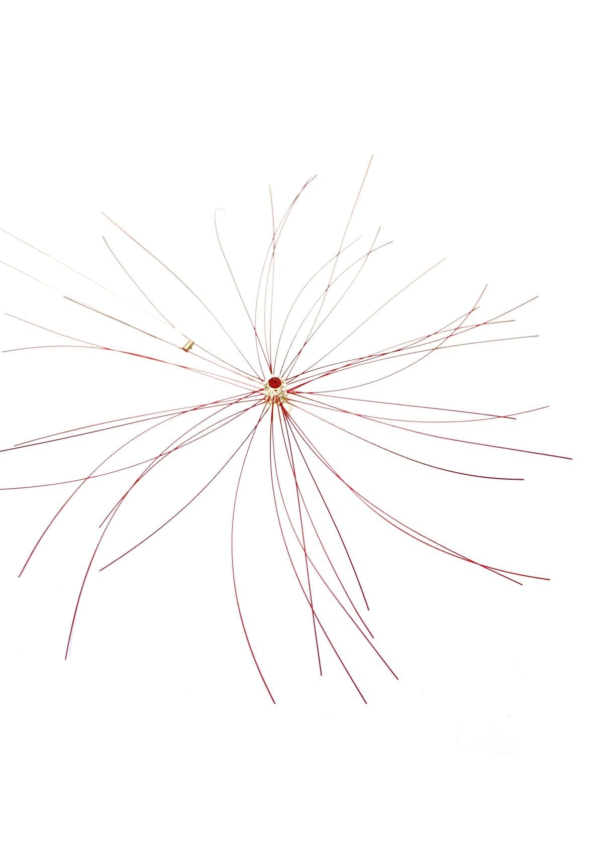 Colar Ouriço Vermelho