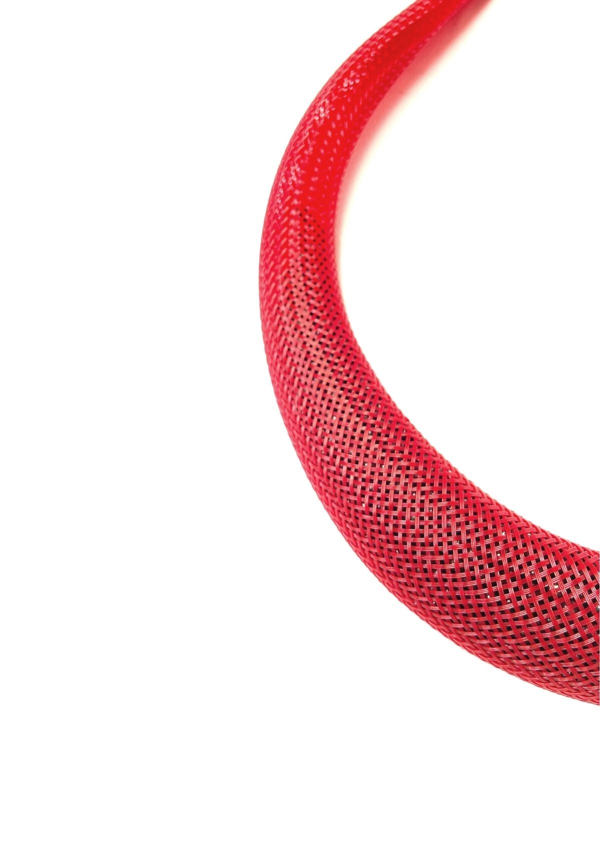 Colar Serpentina Curto Vermelho