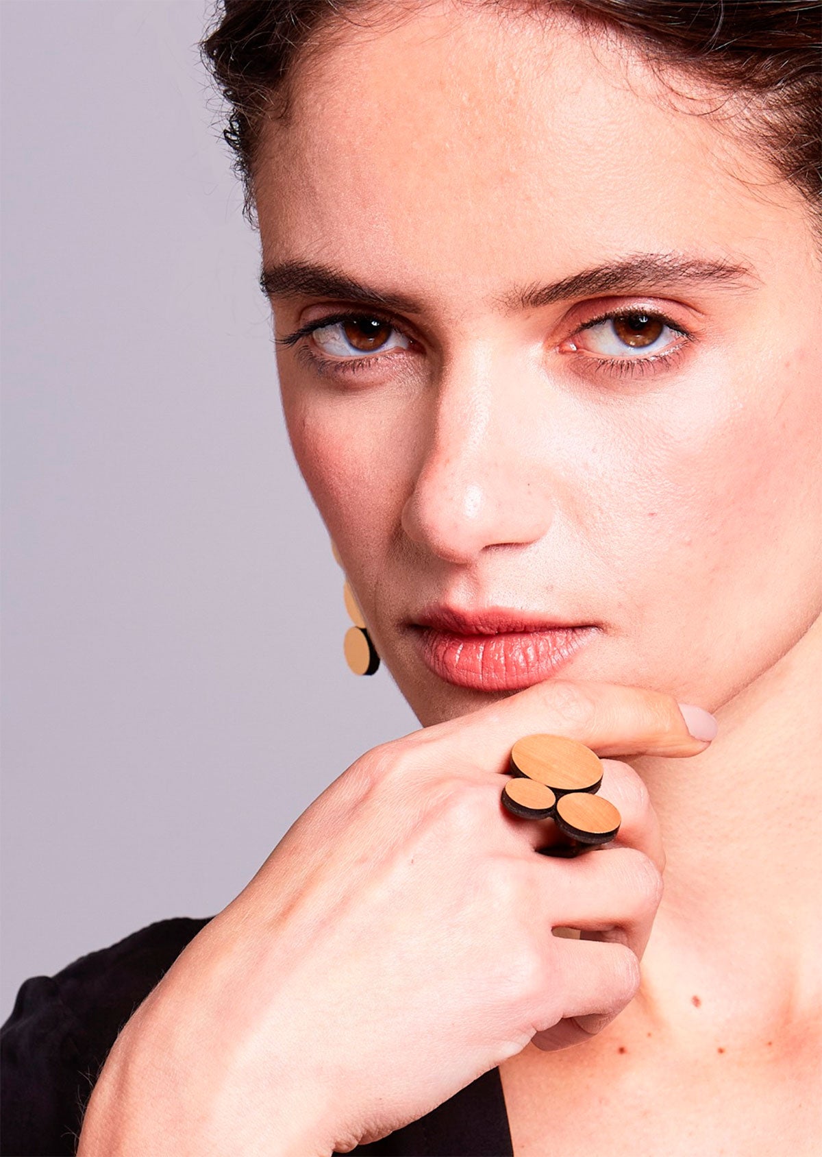 Anel Abstração Ouro