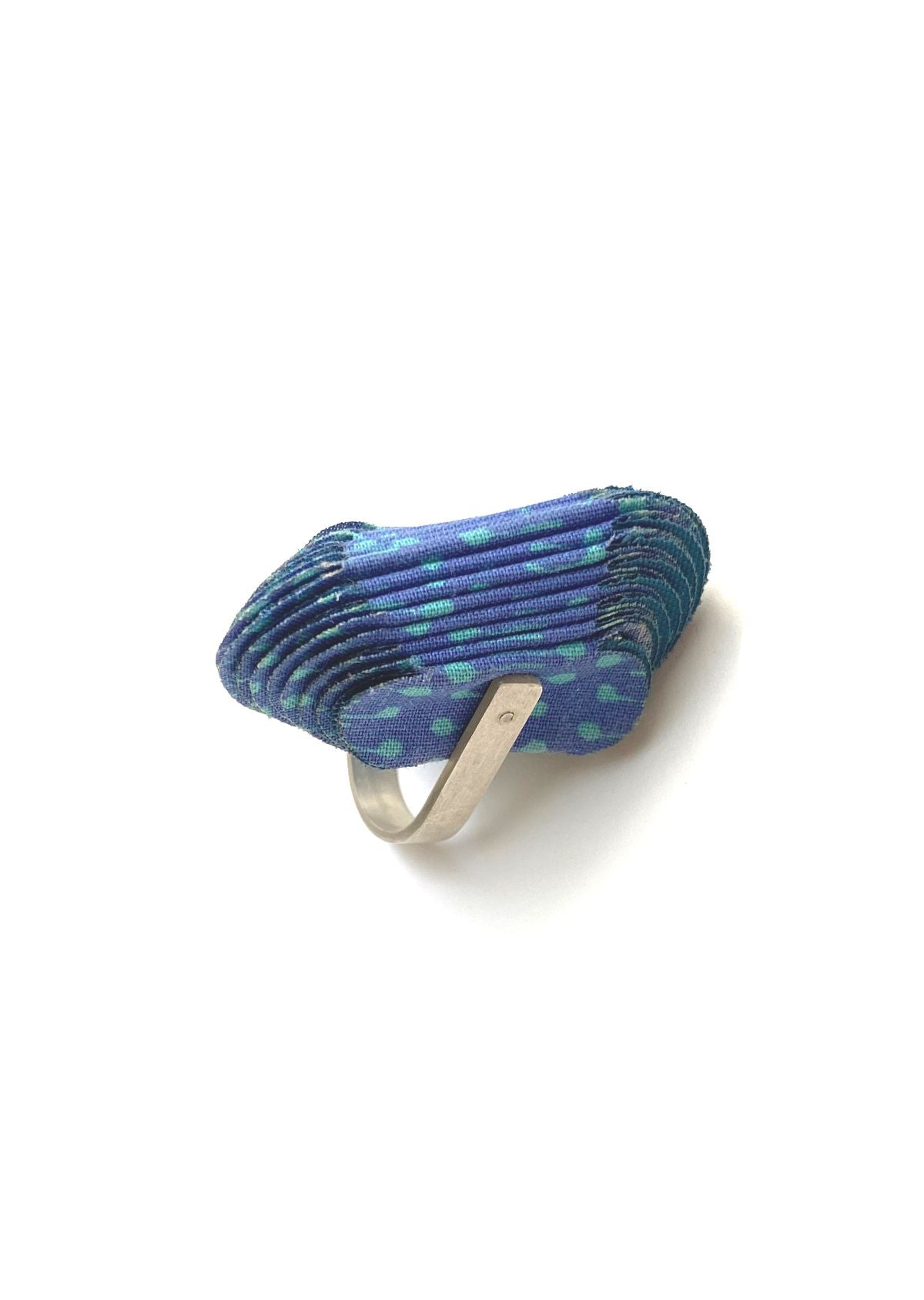Anel Serpentina Poá Azul