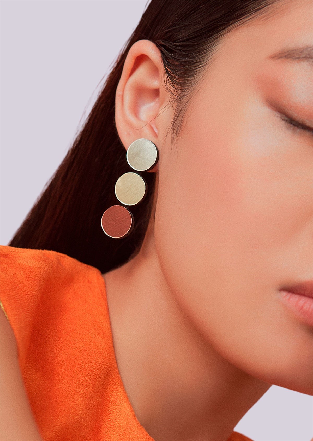 Brinco Abstração Tricolor