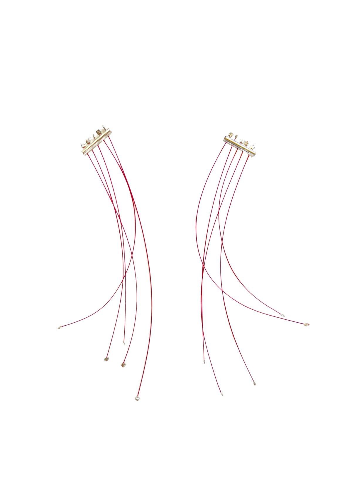 Brinco Franja Vermelho