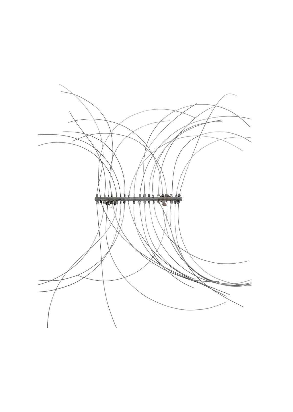 Broche Tubos Preto Mole