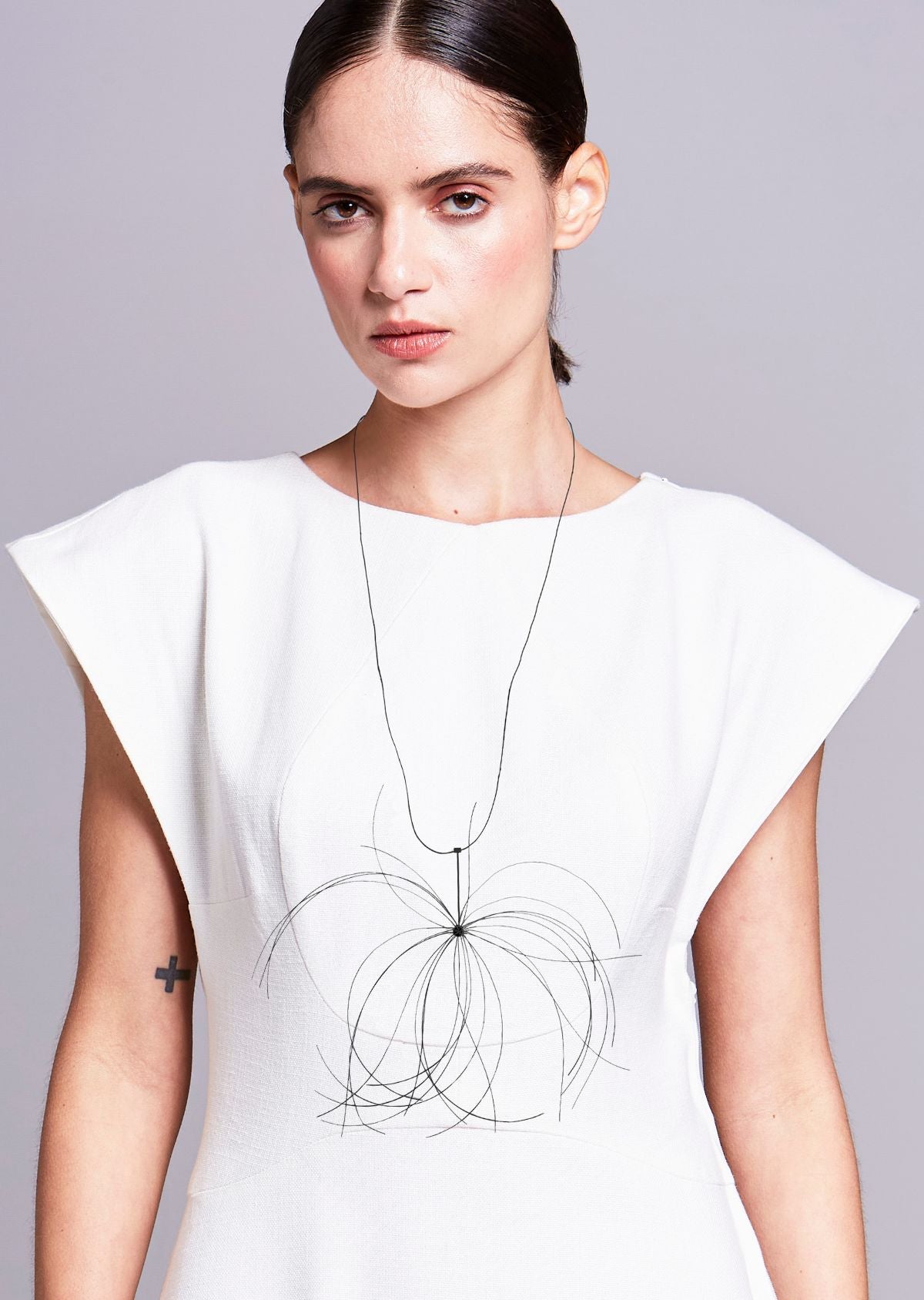 Colar Ouriço Preto Mole