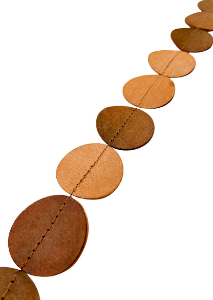 Colar Solares Marrom e Castanho