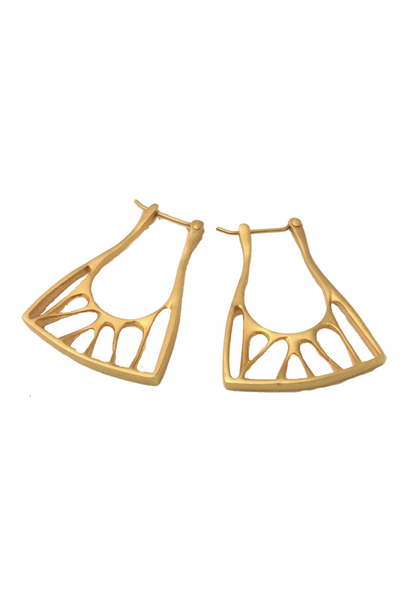 Brinco Tridimensional Ouro
