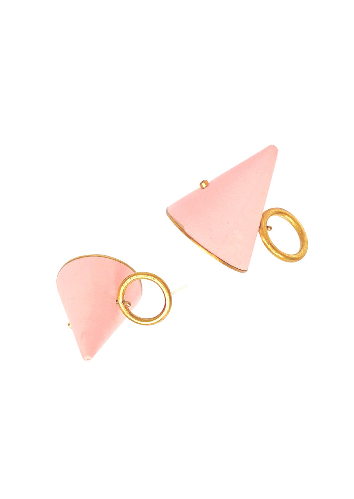 Brinco Cone Rosa G
