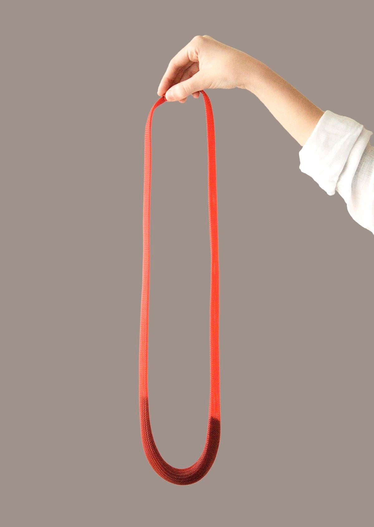 Colar Bainha Vermelho