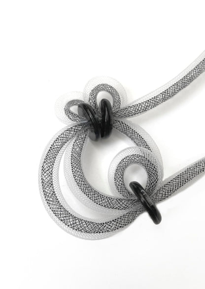 Colar Donna Branco e Preto