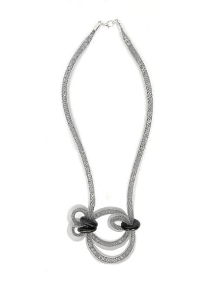 Colar Donna Branco e Preto
