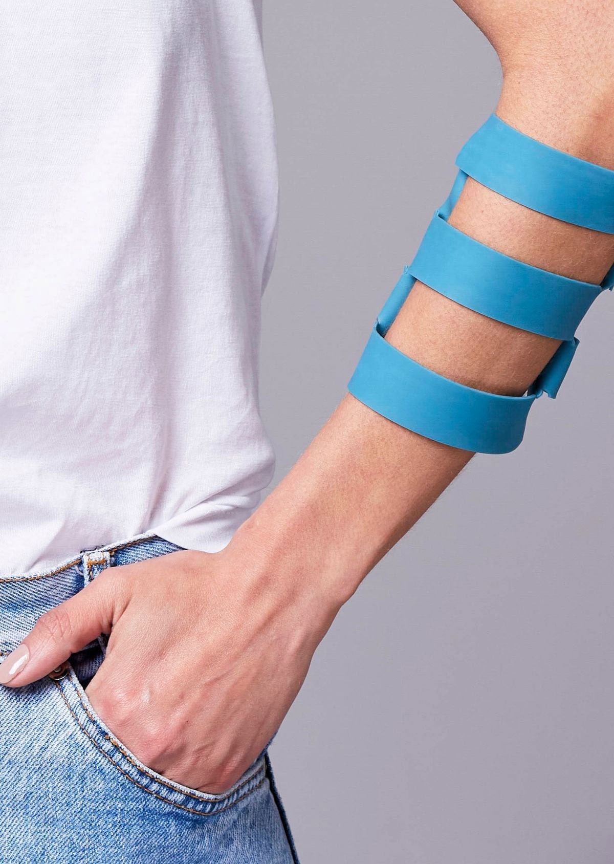 Bracelete Kaya Azul Turquesa